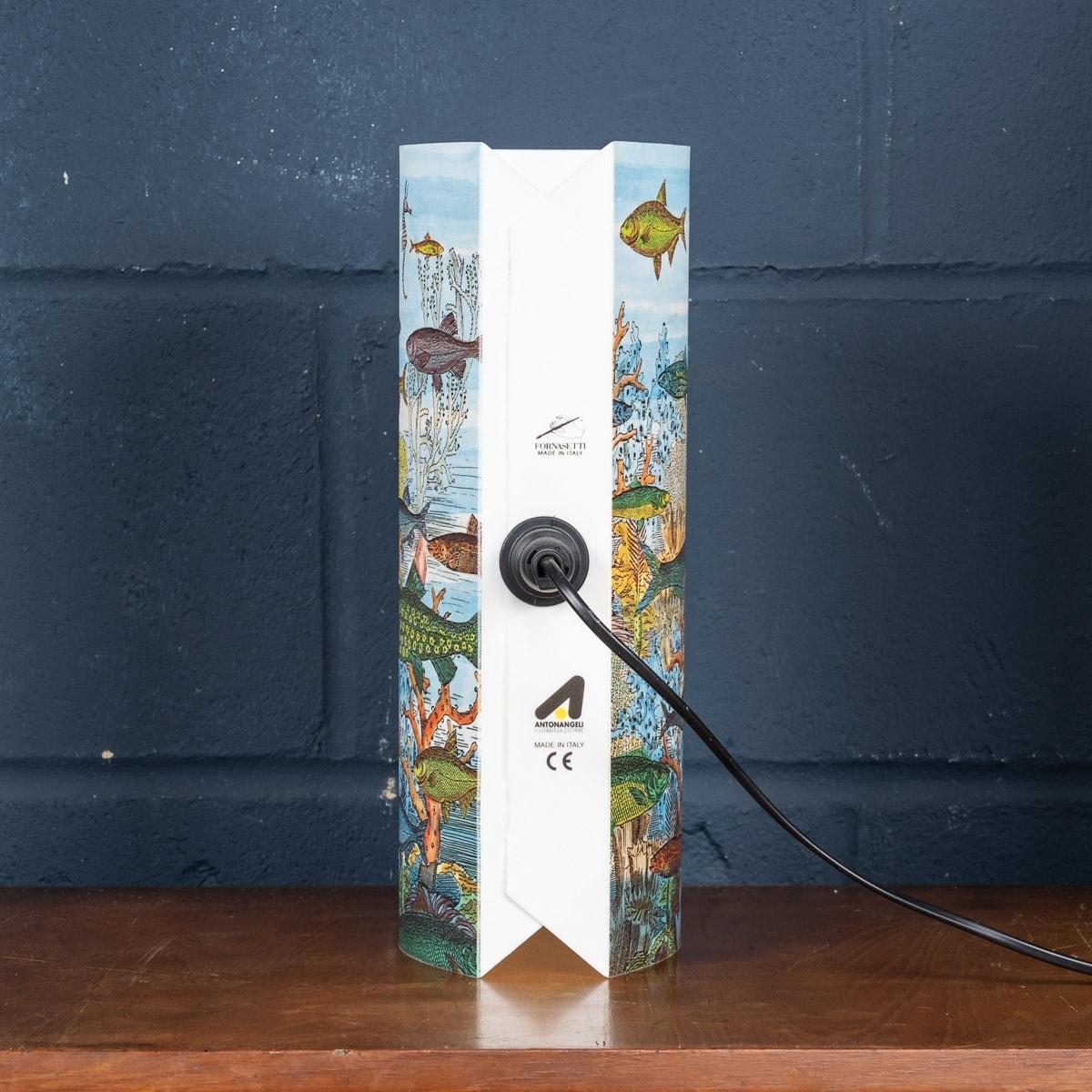 A Vintage 20th Century Italian Table Lamp By Fornasetti In Good Condition In Royal Tunbridge Wells, Kent