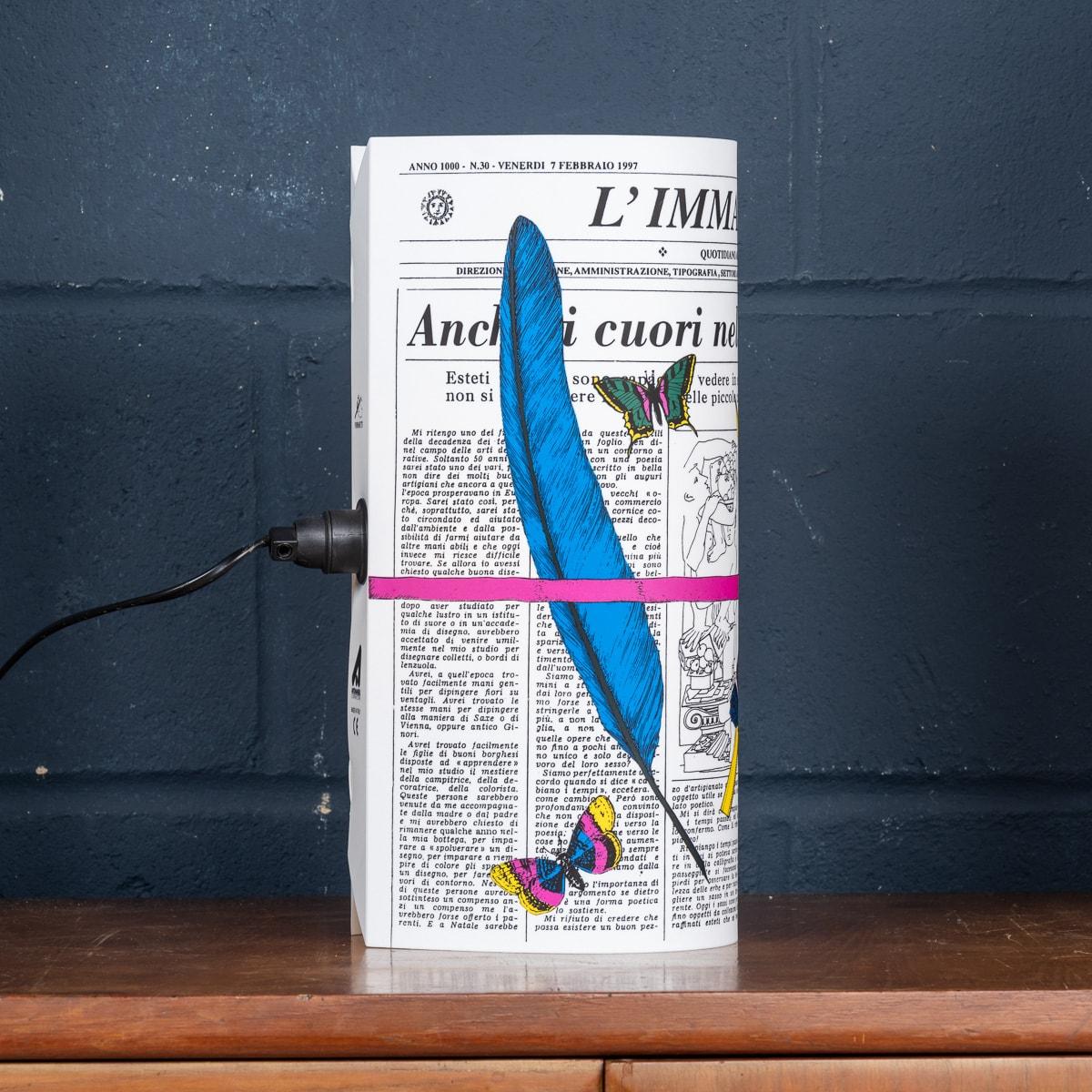 Una lampada da tavolo italiana vintage del XX secolo di Fornasetti In condizioni buone a Royal Tunbridge Wells, Kent
