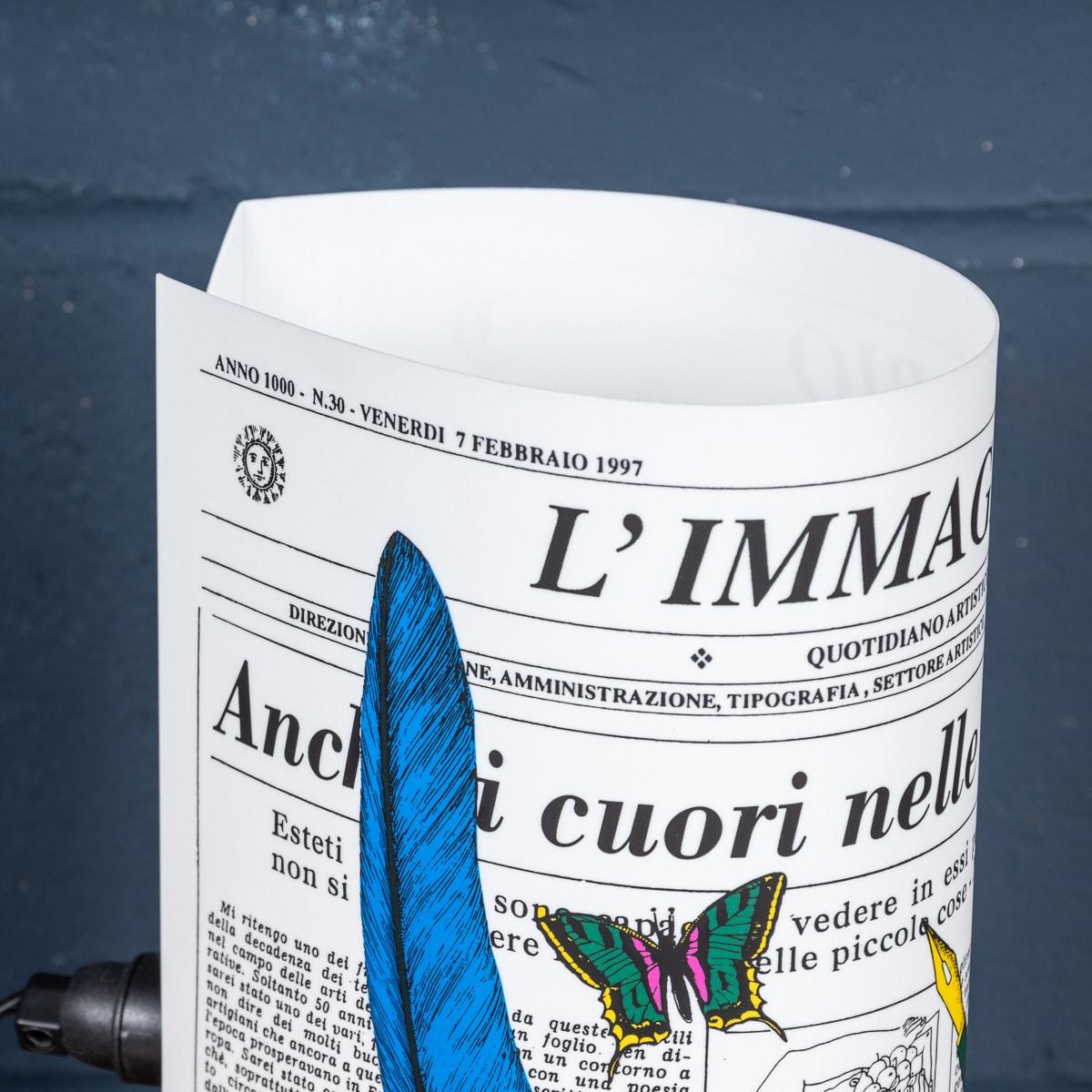 Una lampada da tavolo italiana vintage del XX secolo di Fornasetti 2