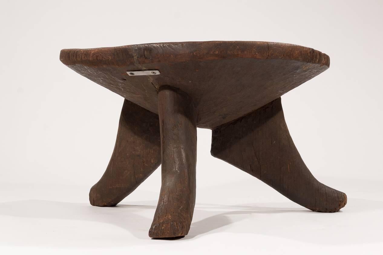 Tribal An Early 20th Century African Wood Stool 