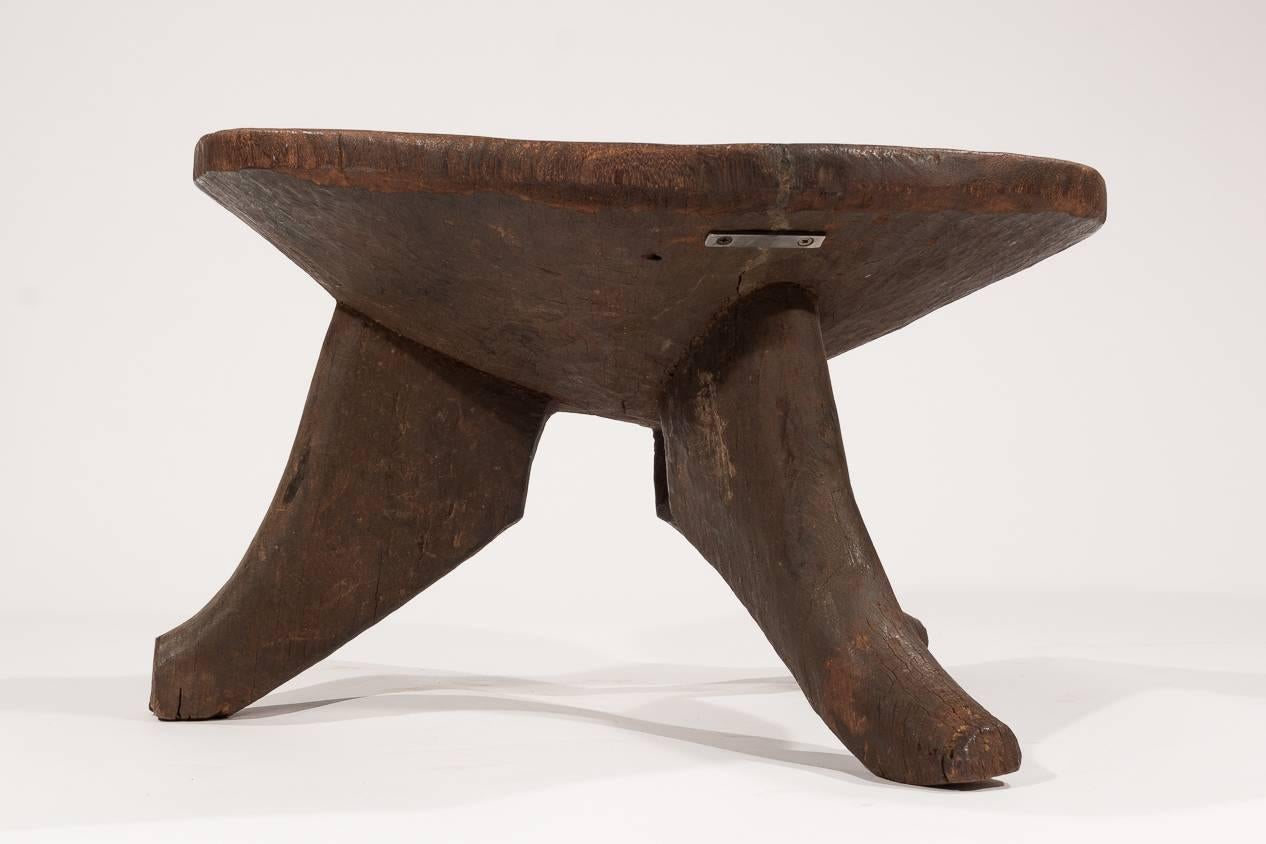 Congolese An Early 20th Century African Wood Stool 