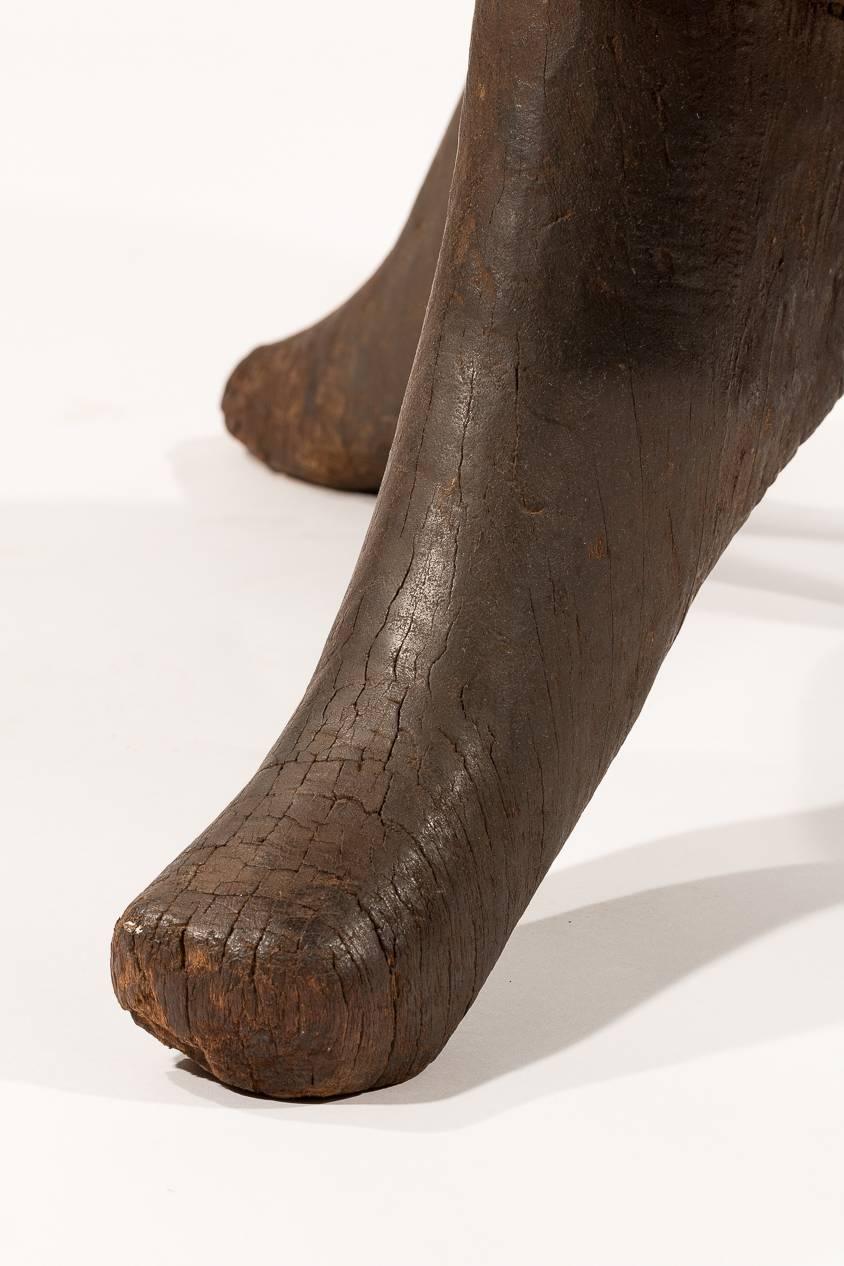 An Early 20th Century African Wood Stool  3