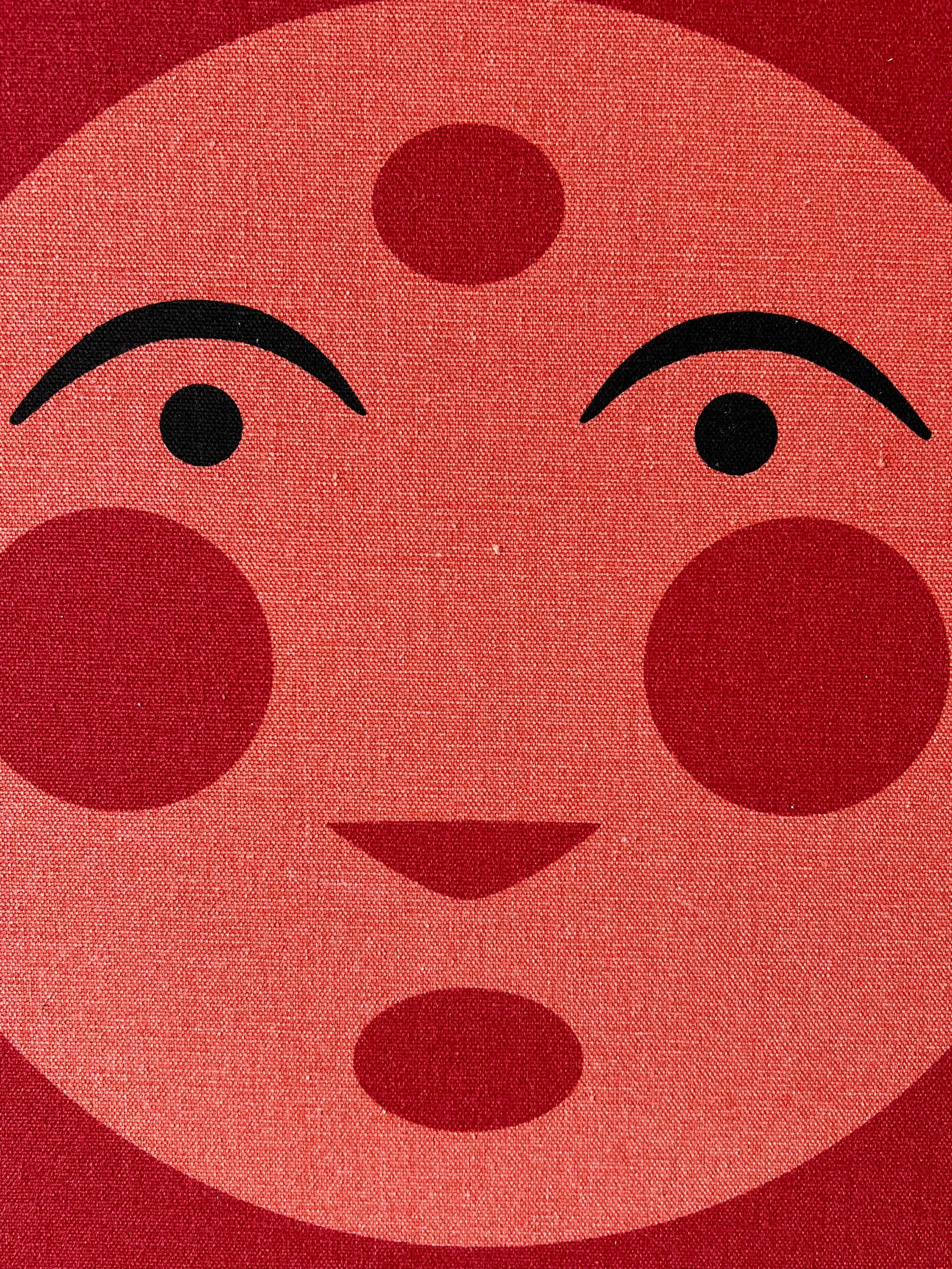 Una cosecha  Alexander Girard Serigrafía solar sobre lienzo ca' 1970's Estadounidense en venta