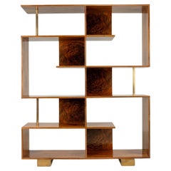 Présentoir d'étagère ouverte vintage inspiré du Bauhaus