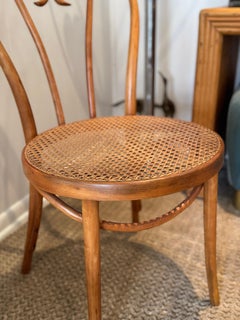 A vintage bentwood Thonet “sweetheart” chair, circa 1950s. Made in Romania