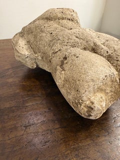 Figure composite vintage en pierre sculptée, 20e siècle