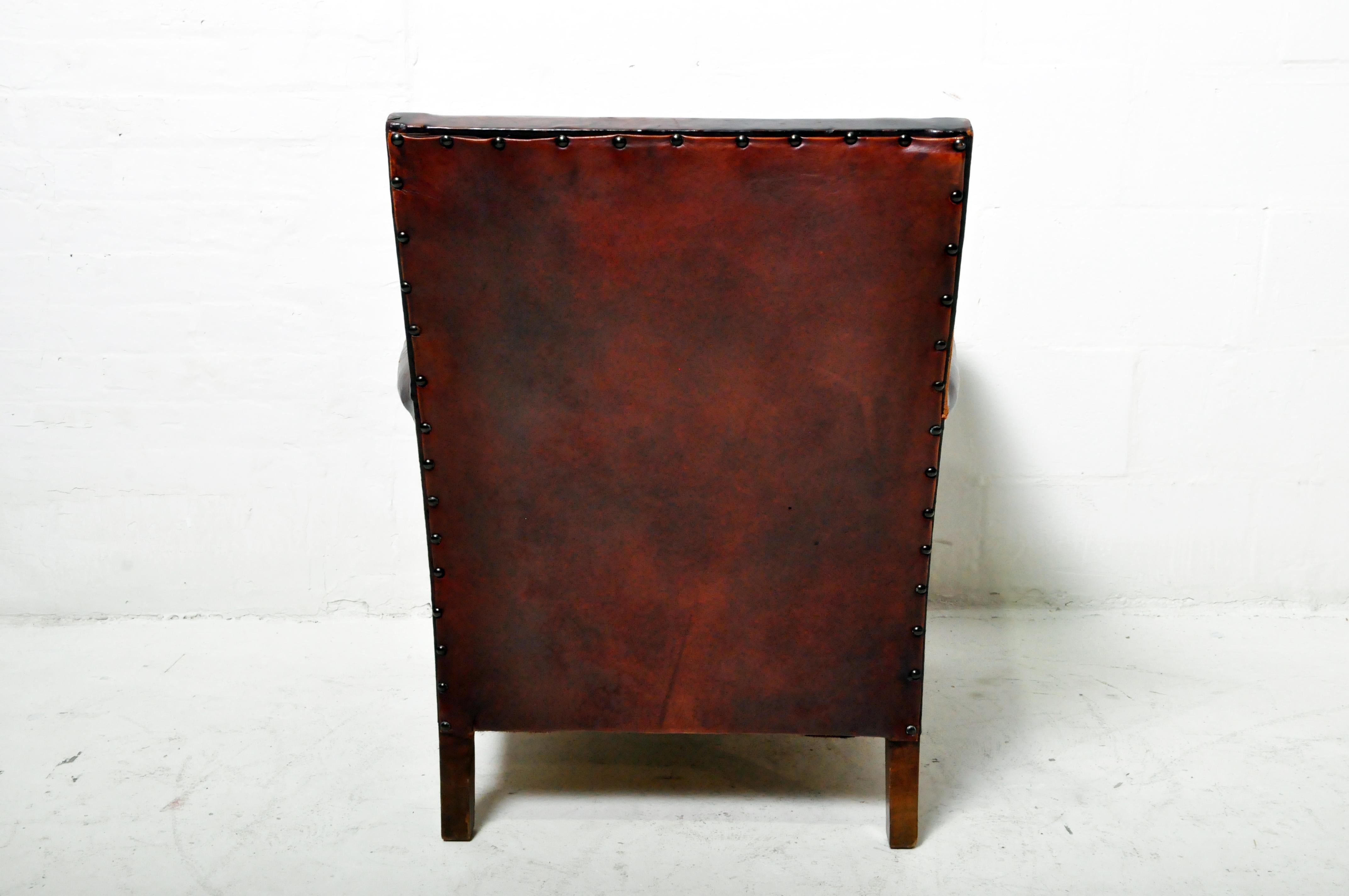leather club chairs vintage