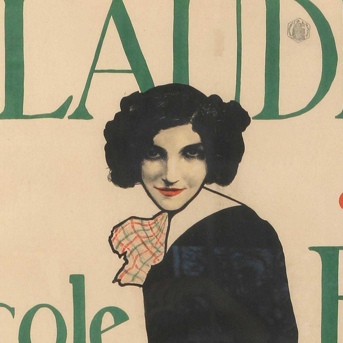 Französisches Vintage-Poster von „Claudine“ im Zustand „Gut“ im Angebot in New York, NY