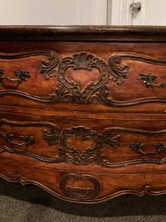 Vintage Italian Rococo Venetian Red Commode