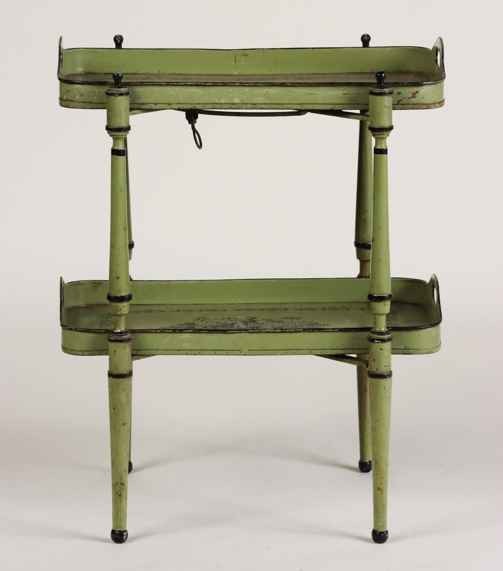 20th Century A Vintage Italian Two Tier Serving Table, C. 1940. For Sale