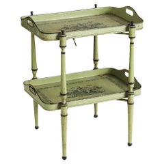 A Antique Italian Two Tier Serving Table, C. 1940.