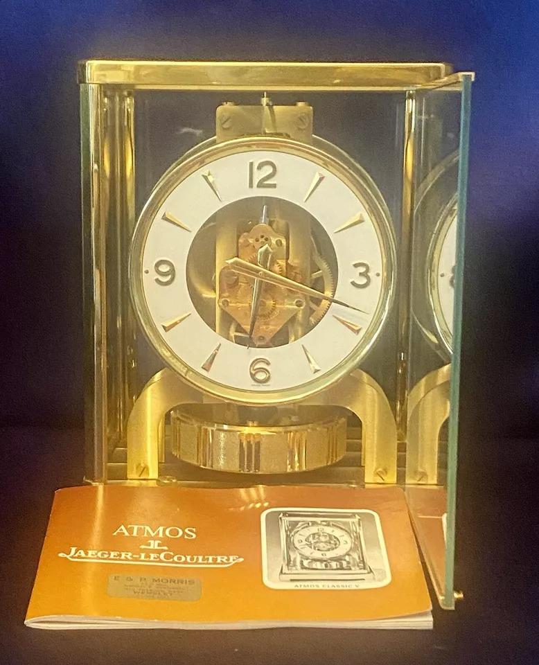 Orologio Jaeger-LeCoultre Atmos d'epoca funzionante con scatola e documenti originali in vendita 1
