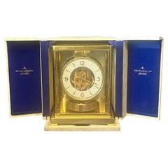 Reloj vintage Jaeger LeCoultre Atmos con caja y papeles originales