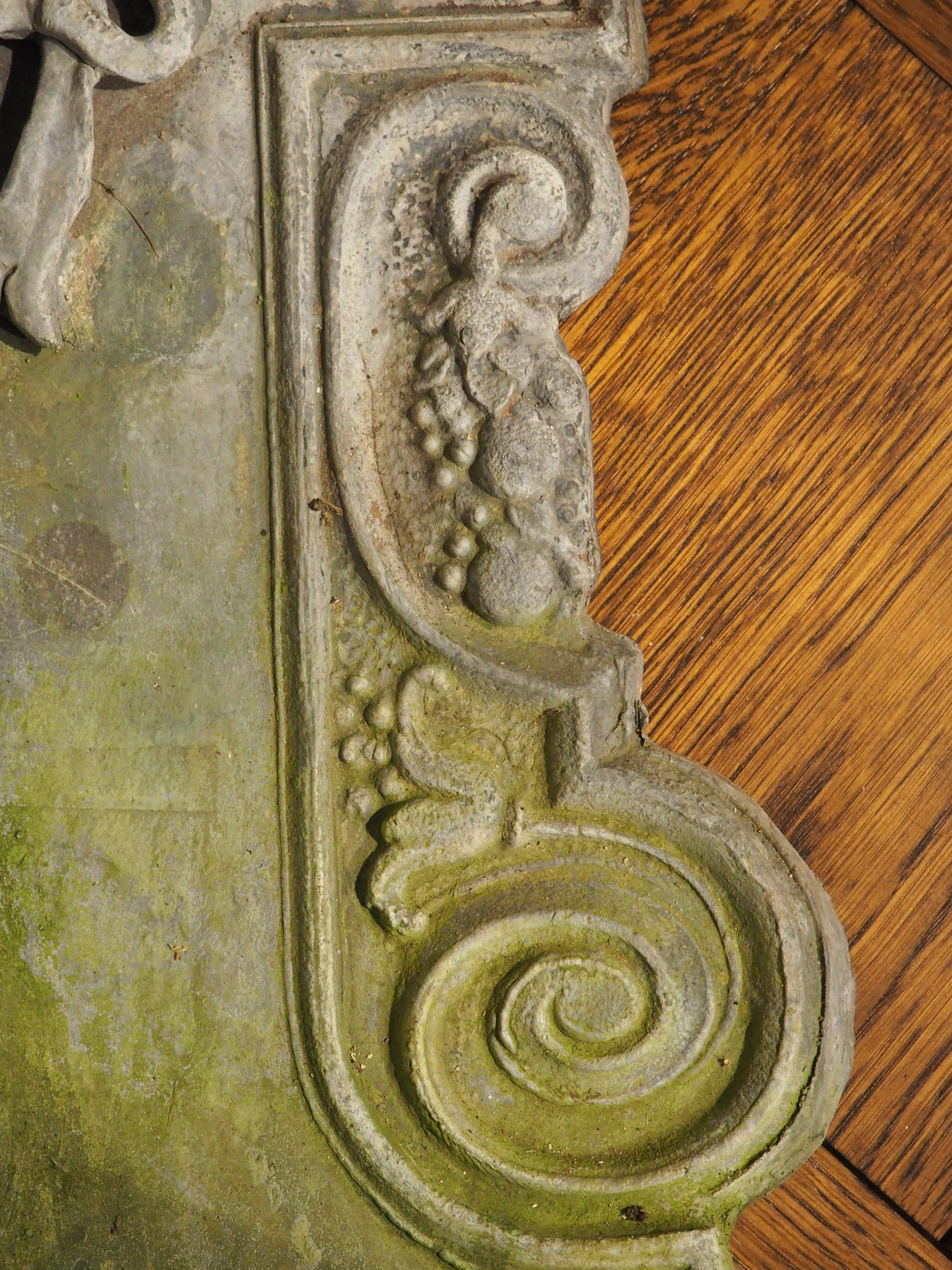 Fontaine murale à tête de bélier en plomb d'Angleterre 6
