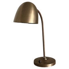 Messing-Tischlampe aus der Mitte des Jahrhunderts, Dänemark, ca. 1950er Jahre