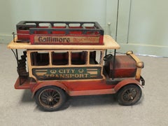 A Vintage Model double Decker Bus, Shop Window Display A Handsome Vintage piec