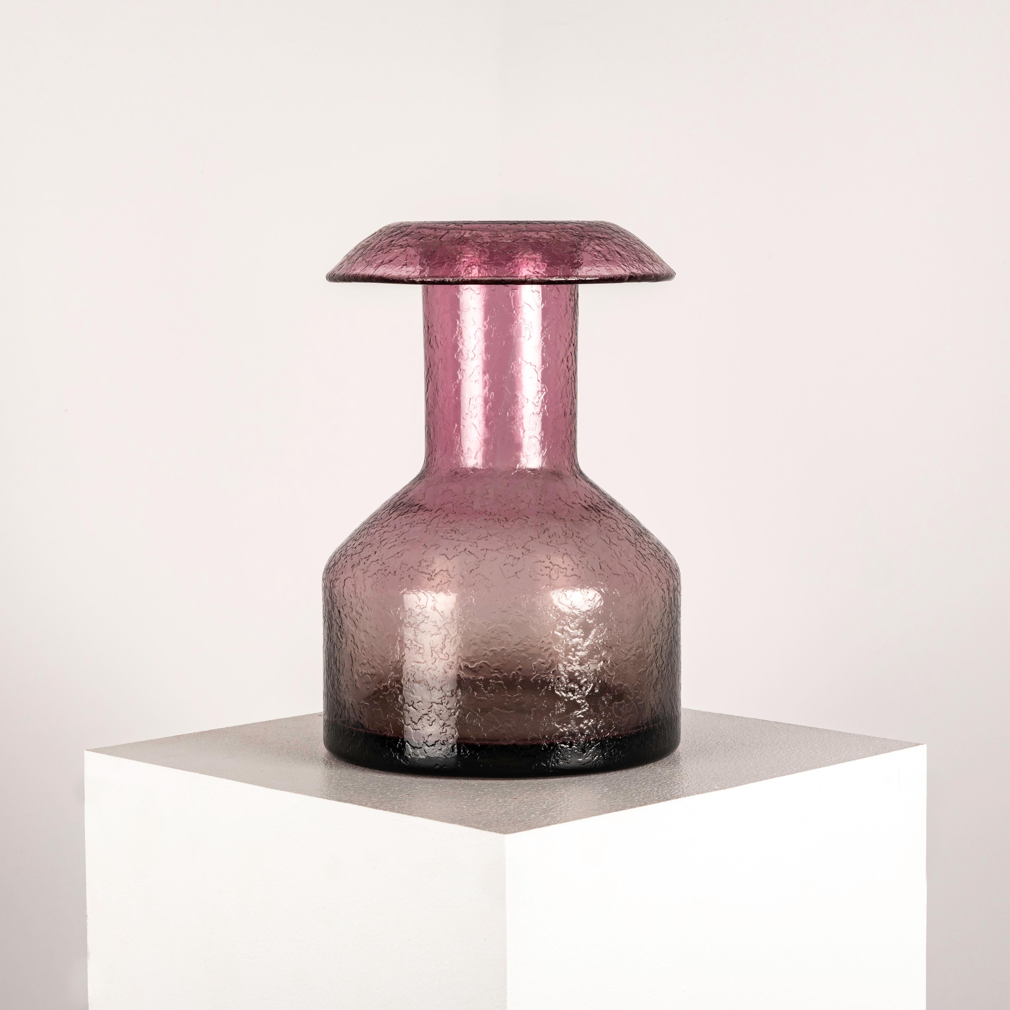 Eine Vintage-Vase aus Murano corroso-Glas von M. Zane, 1950er Jahre (Italienisch) im Angebot