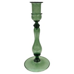 A Vintage Murano Glass Candlestick