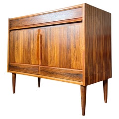 A vintage Norwegian rosewood buffet, circa 1960s. Maker is unknown.