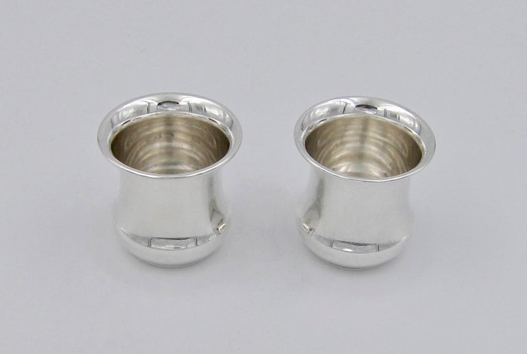 Vintage Pair of Sterling Silver Toothpick Holders at 1stDibs