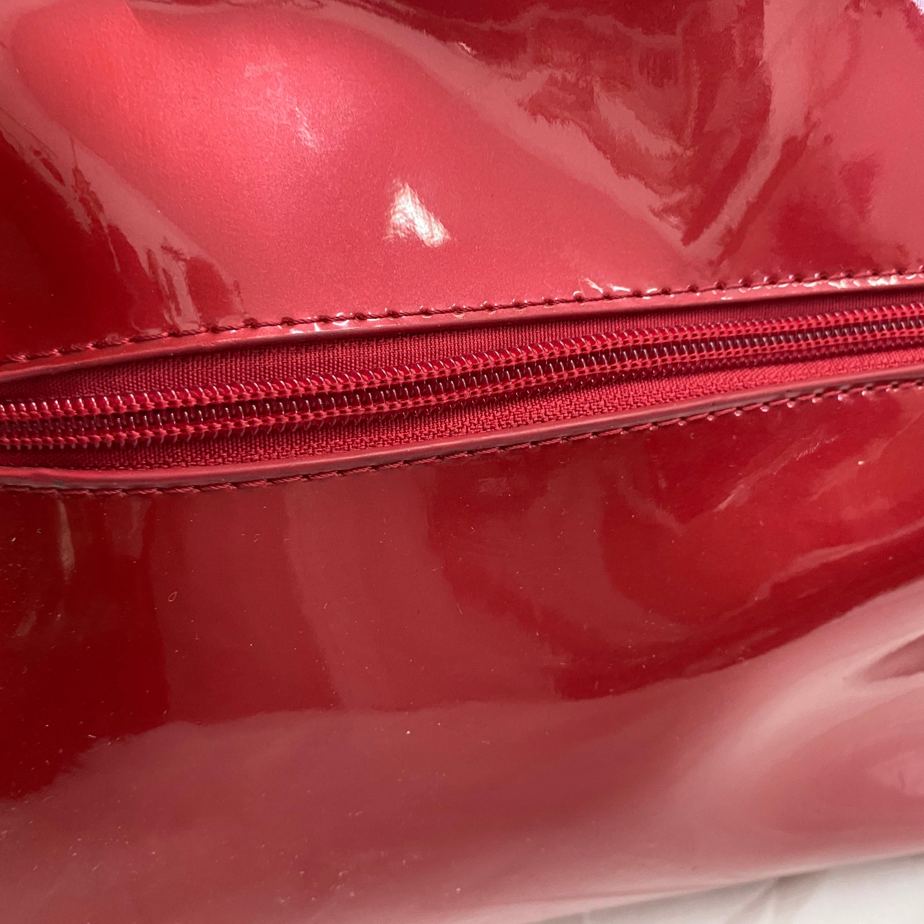 A 1980s Vintage Pierre Cardin Pink Plastic and Brass Handbag 4