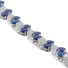 Vintage Sapphire and Diamond Bracelet