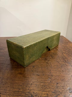A Vintage Shagreen Lidded Box, 20th Century