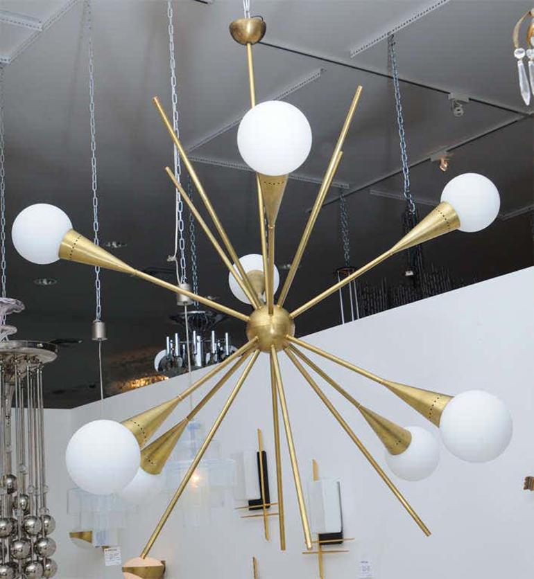 Metà XX secolo Una lampada Sputnik d'epoca in vendita