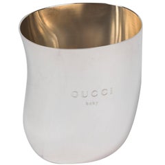 Retro Sterling Silver Baby Cup by Gucci