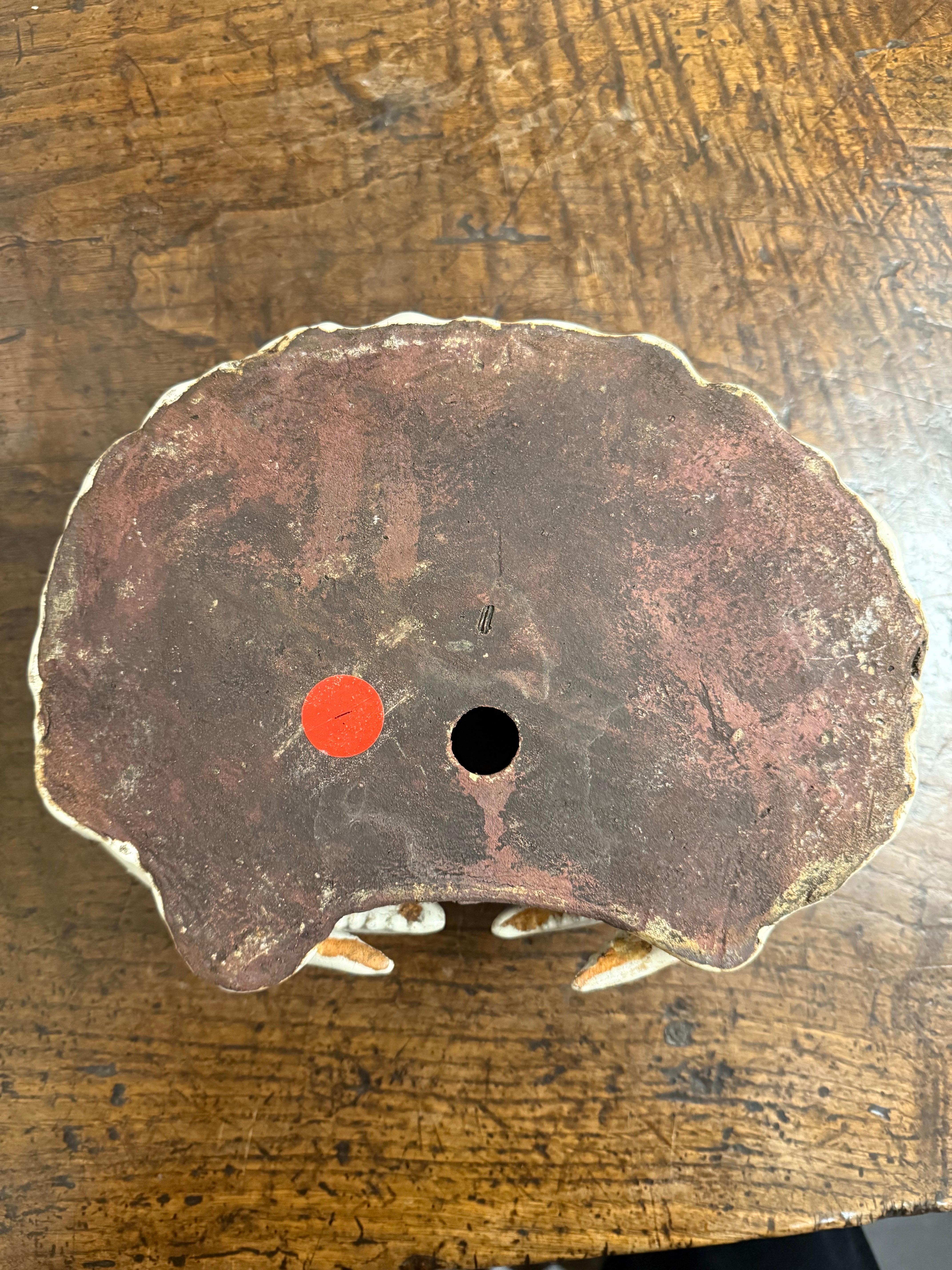 Granchio in gres d'epoca, metà del XX secolo in vendita 8