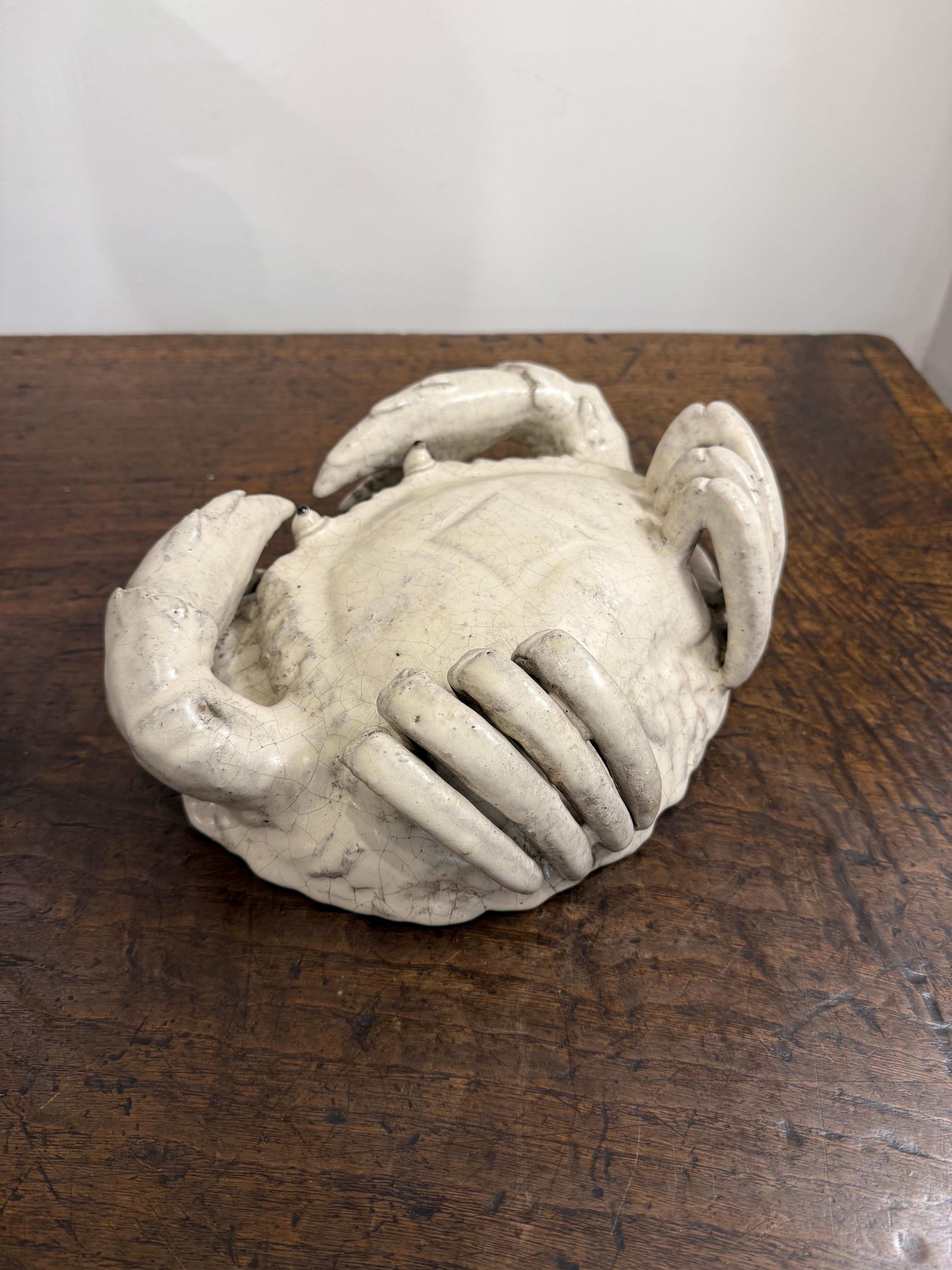 Granchio in gres d'epoca, metà del XX secolo in vendita 2