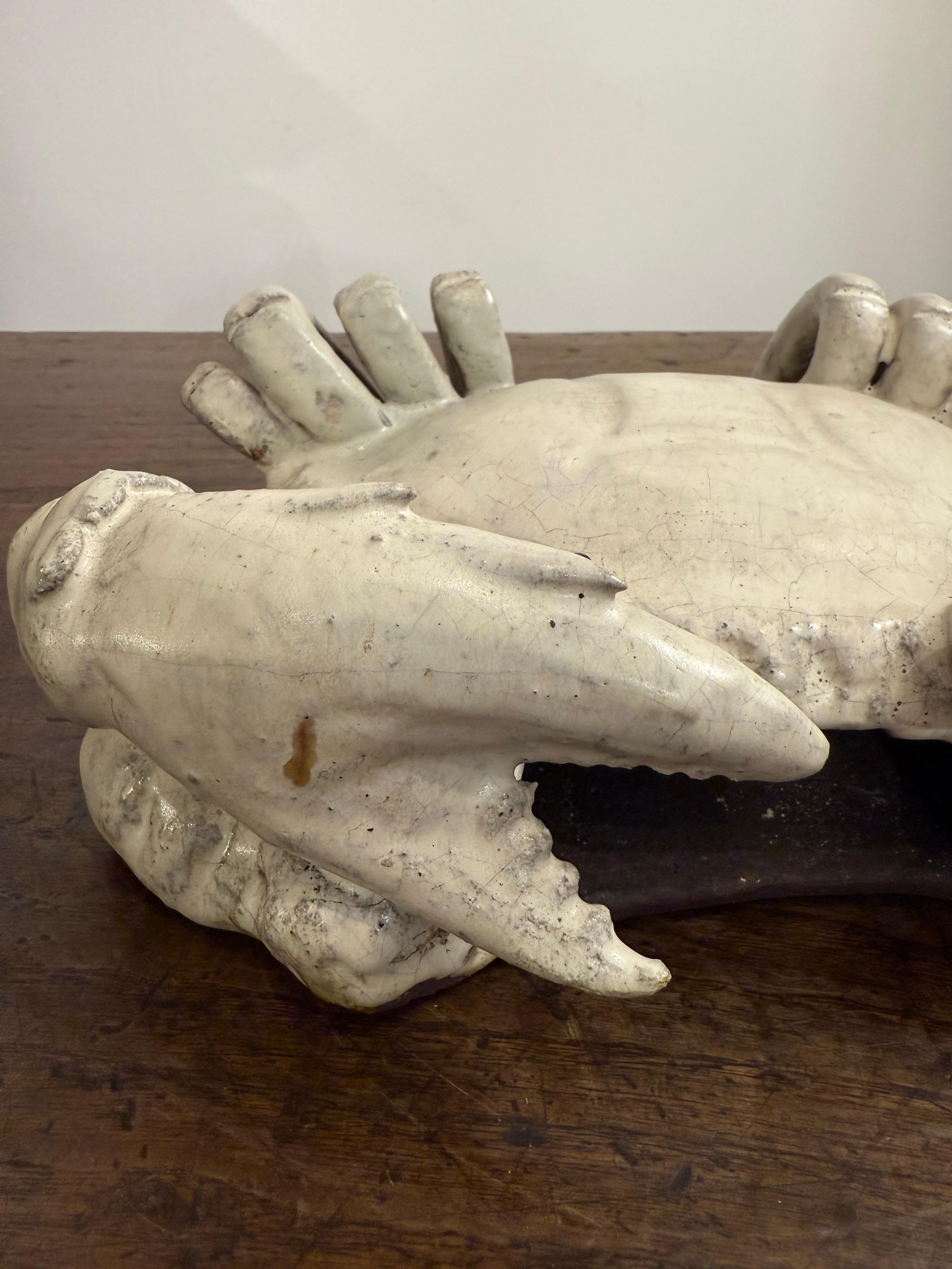 Granchio in gres d'epoca, metà del XX secolo in vendita 2