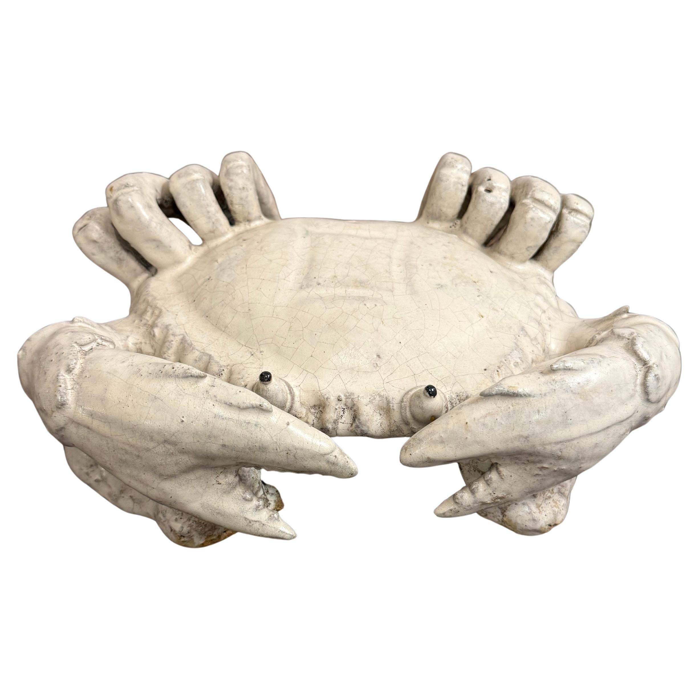 Granchio in gres d'epoca, metà del XX secolo