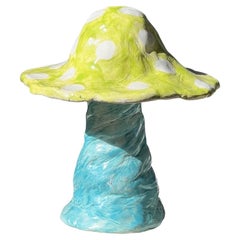 A Vintage studio art ceramic mushroom sculpture, mid 20th century