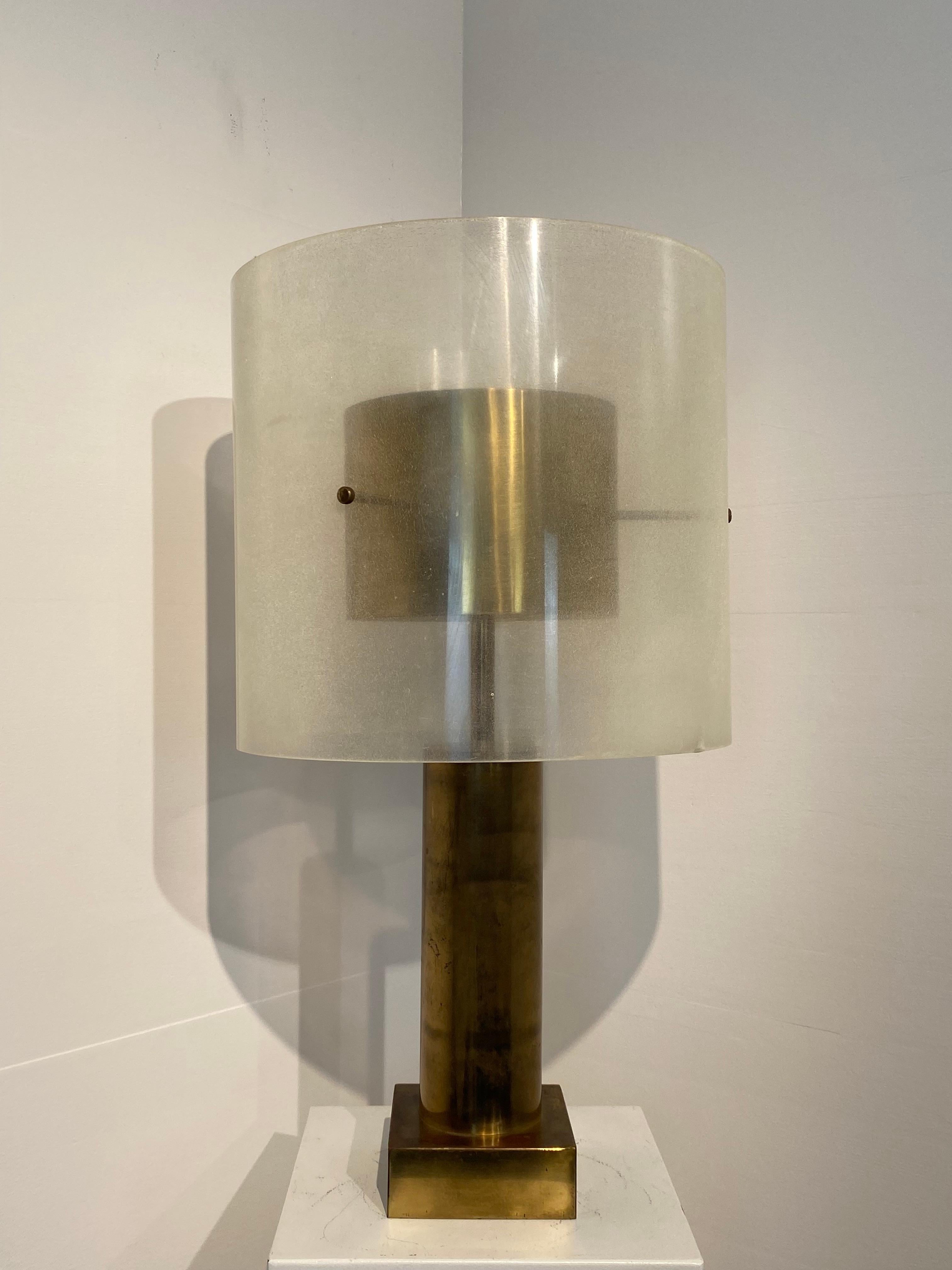 A Vintage Table Lamp In Good Condition For Sale In Schellebelle, BE