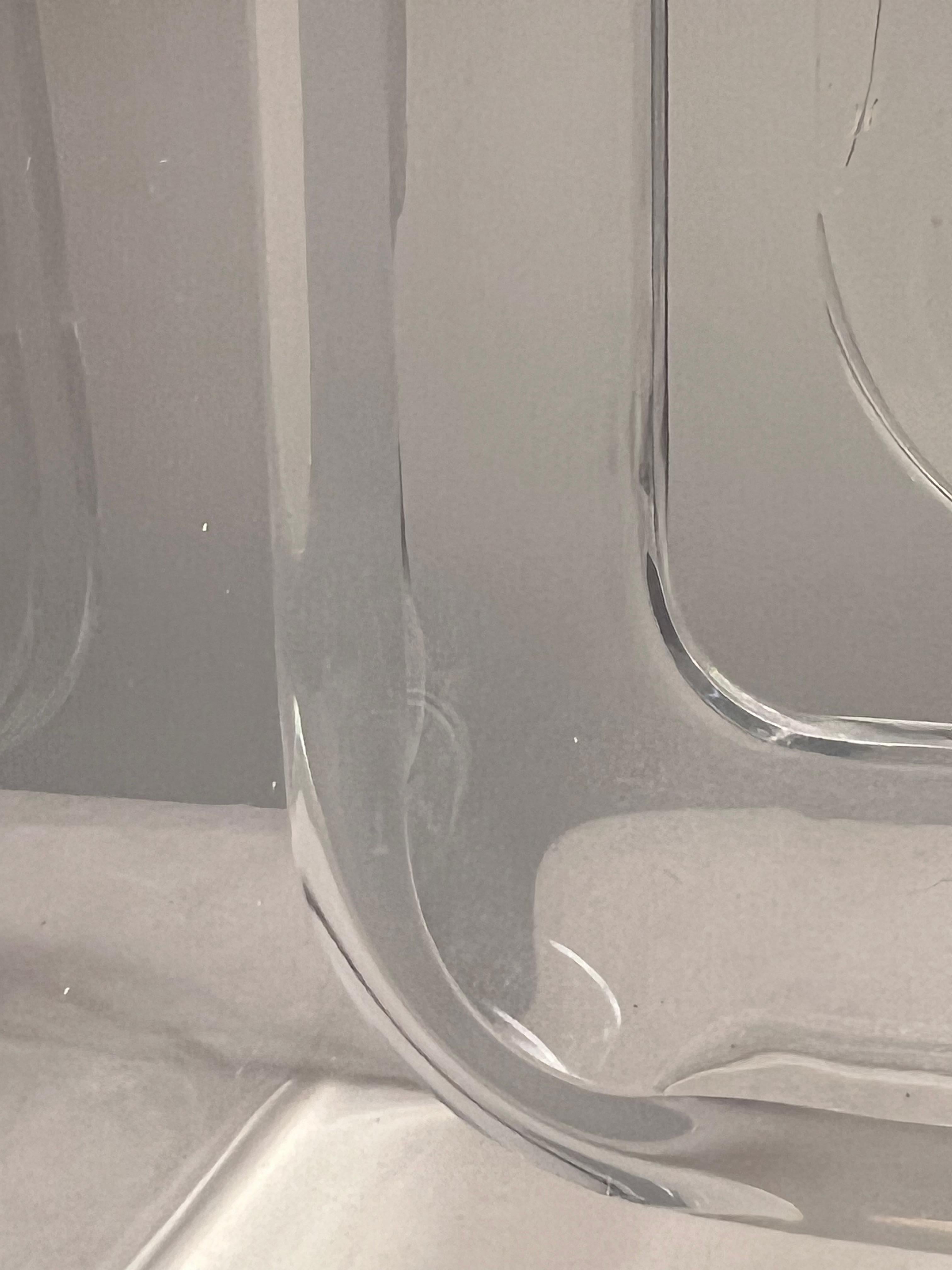 Lampe de table en lucite par Marlee Ca' 1970 en vente 1