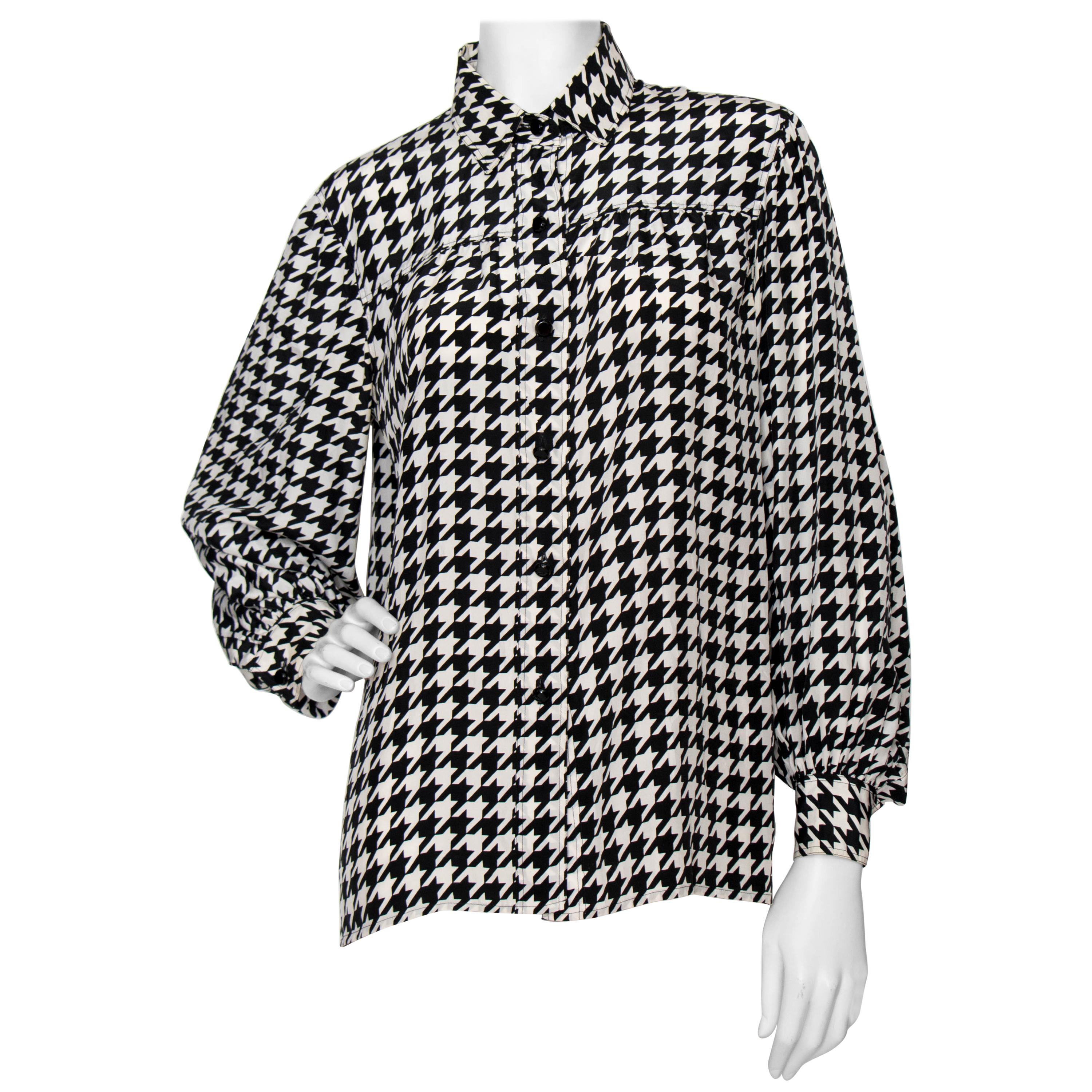 Coco Chanel Shirt - 34 For Sale on 1stDibs