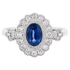 Eine Vision in lebhaftem Blau: Der Solitärring mit Saphir und Diamant