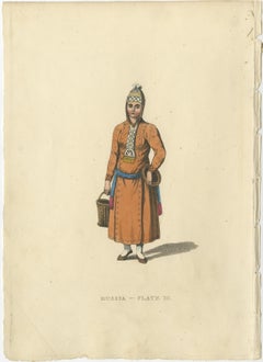 A Visual Journey through 19th-Century Russian Ethnic Attire, Engraved in 1814