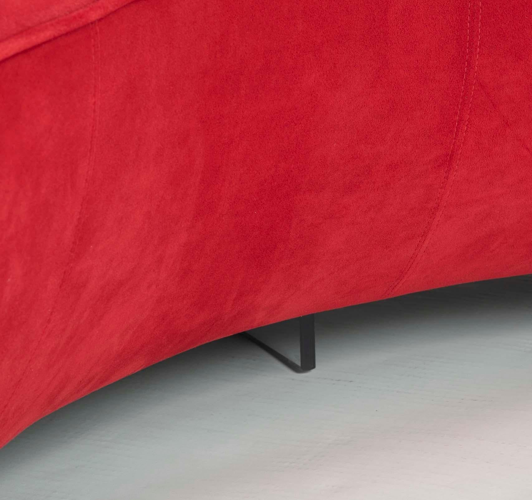 Vladimir Kagan Cloud Sofa in Red 8