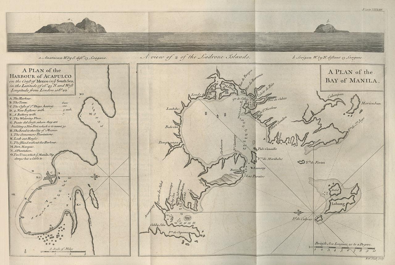 Voyage around the World, In the Years MDCCXL, I, II, III, IV, de George Anson Bon état - En vente à Middletown, NY