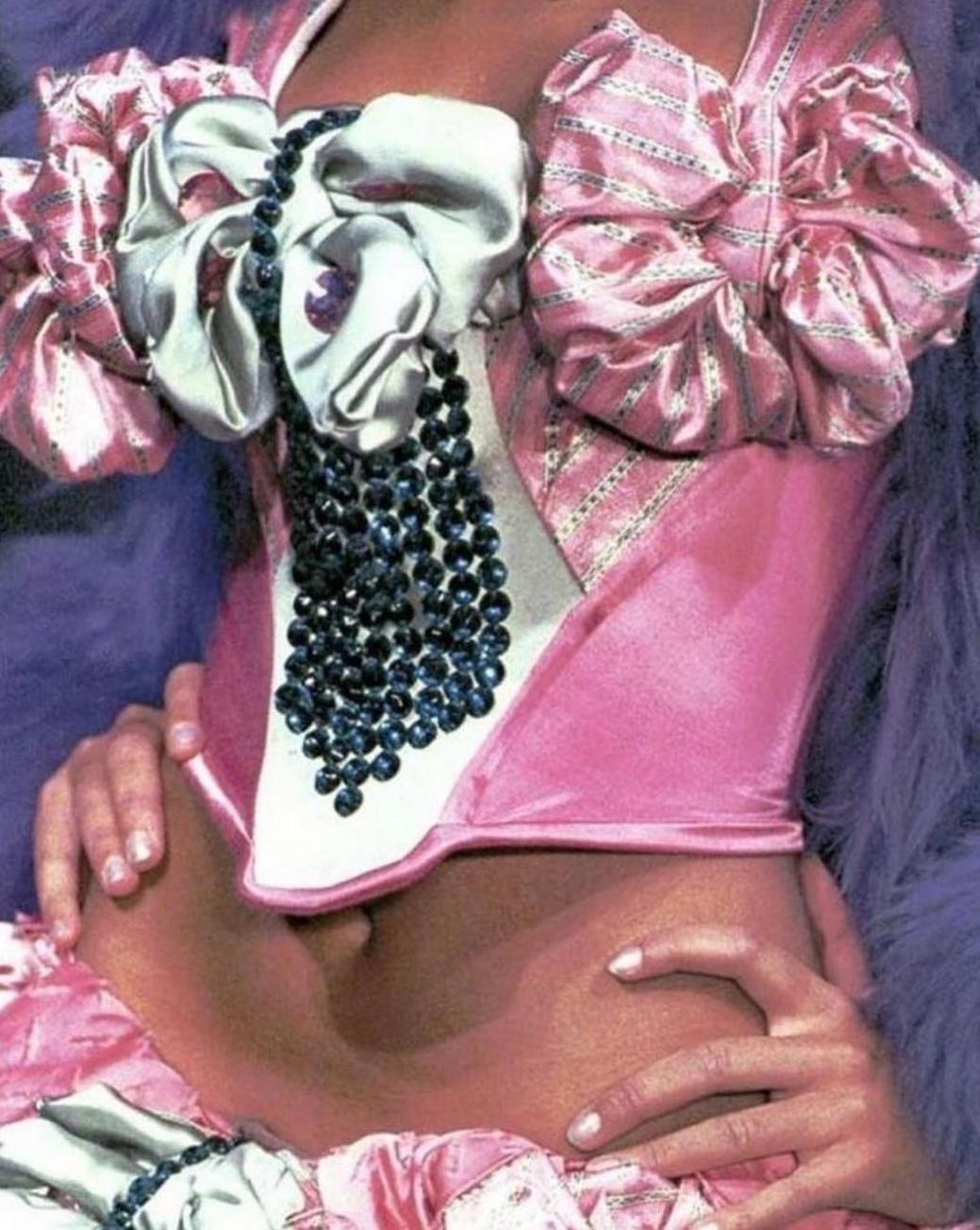 Vivienne Westwood Corset rayé rose et vert 'Dressing Up', A/H 1991 en vente 3