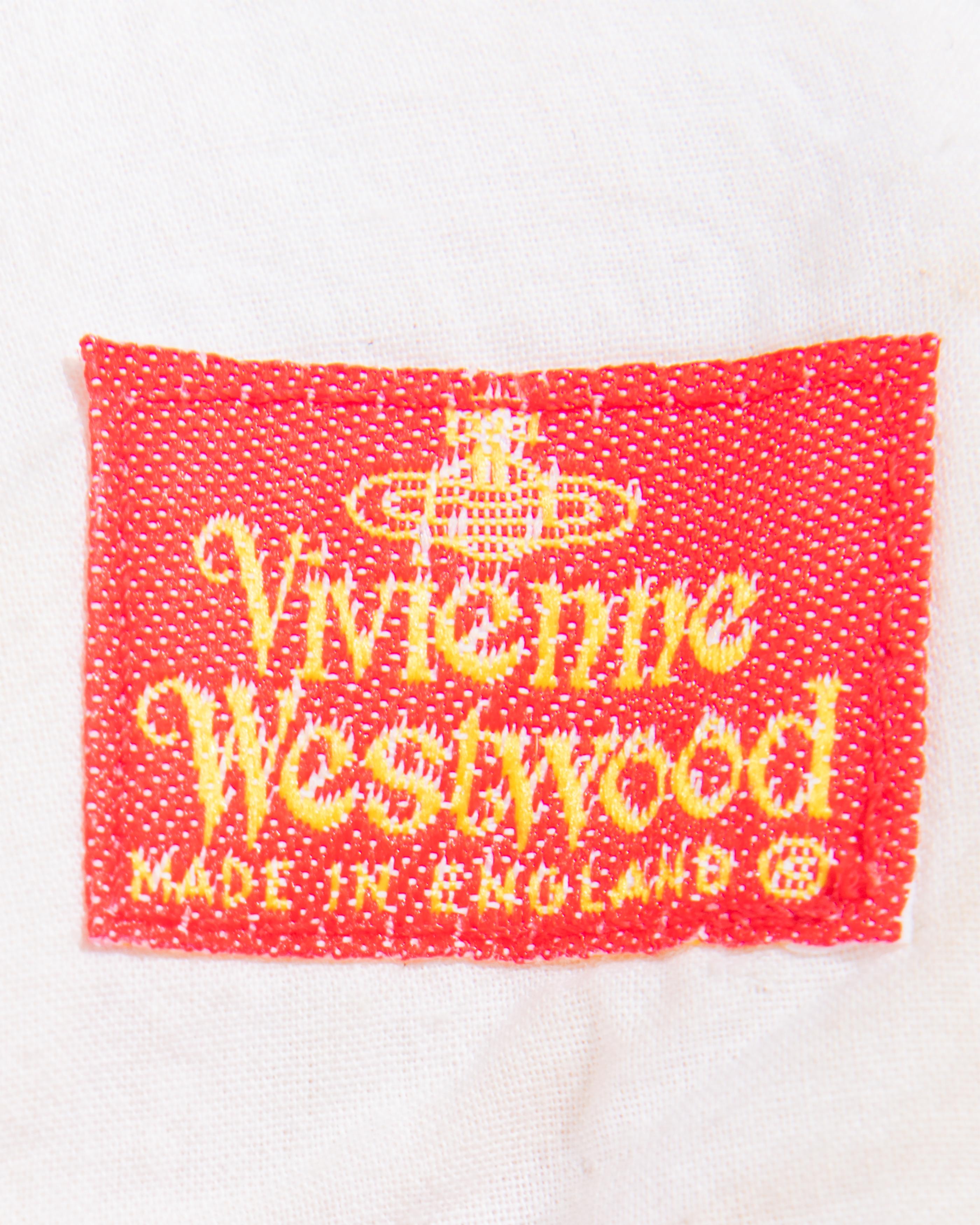 Vivienne Westwood Corset rayé rose et vert 'Dressing Up', A/H 1991 en vente 5