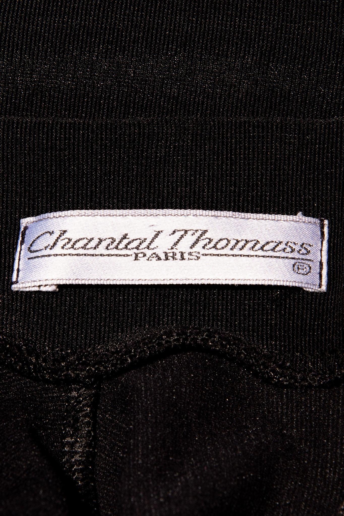 A/W 1992 Chantal Thomass Black Mini Dress Adorned with Roses 9