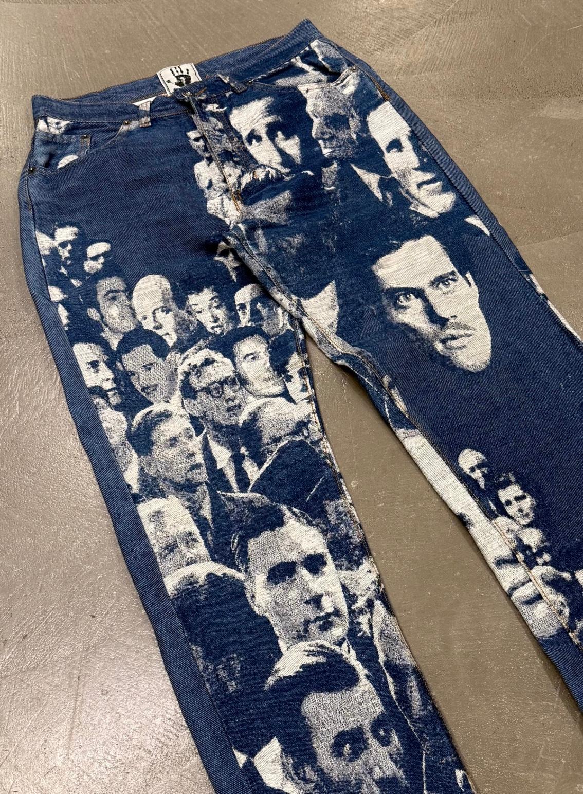 A/W 1992 Jean Paul Gaultier jacquard face denim In Good Condition For Sale In Milano, Lombardia
