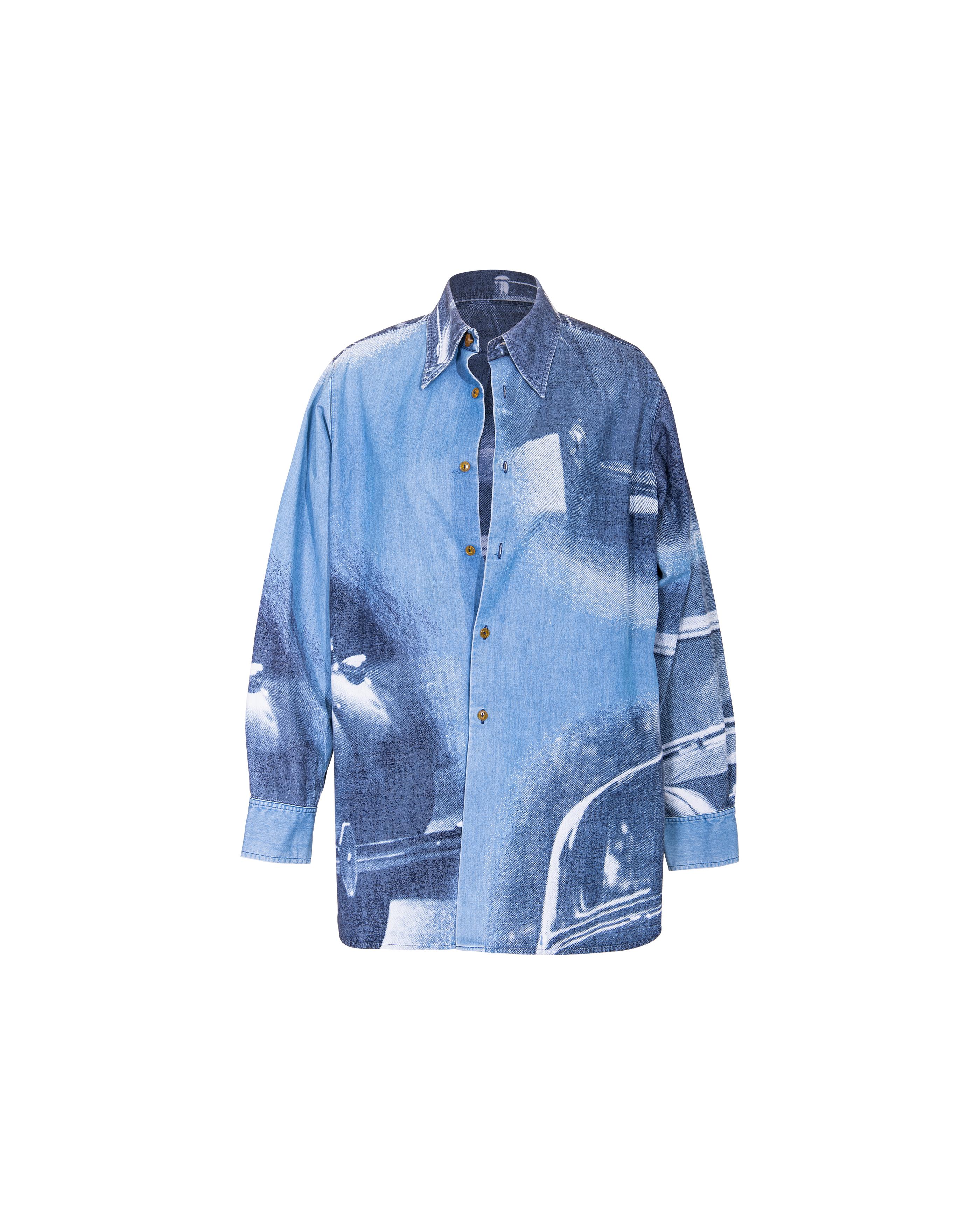 A/W 1992 Vivienne Westwood 'Always on Camera' Collection Rolls Royce Button-Up 1