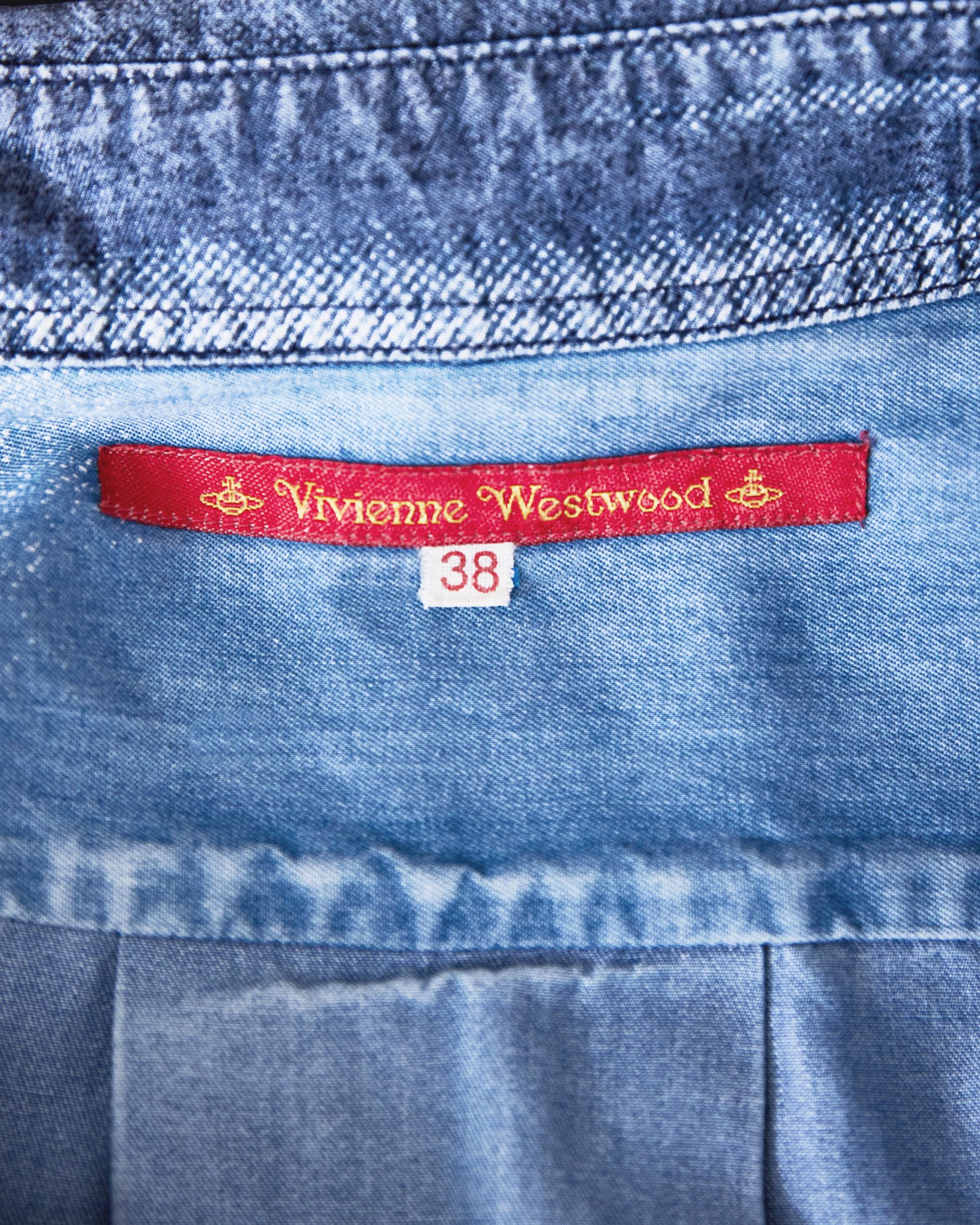 A/W 1992 Vivienne Westwood 'Always on Camera' Collection Rolls Royce Button-Up 3