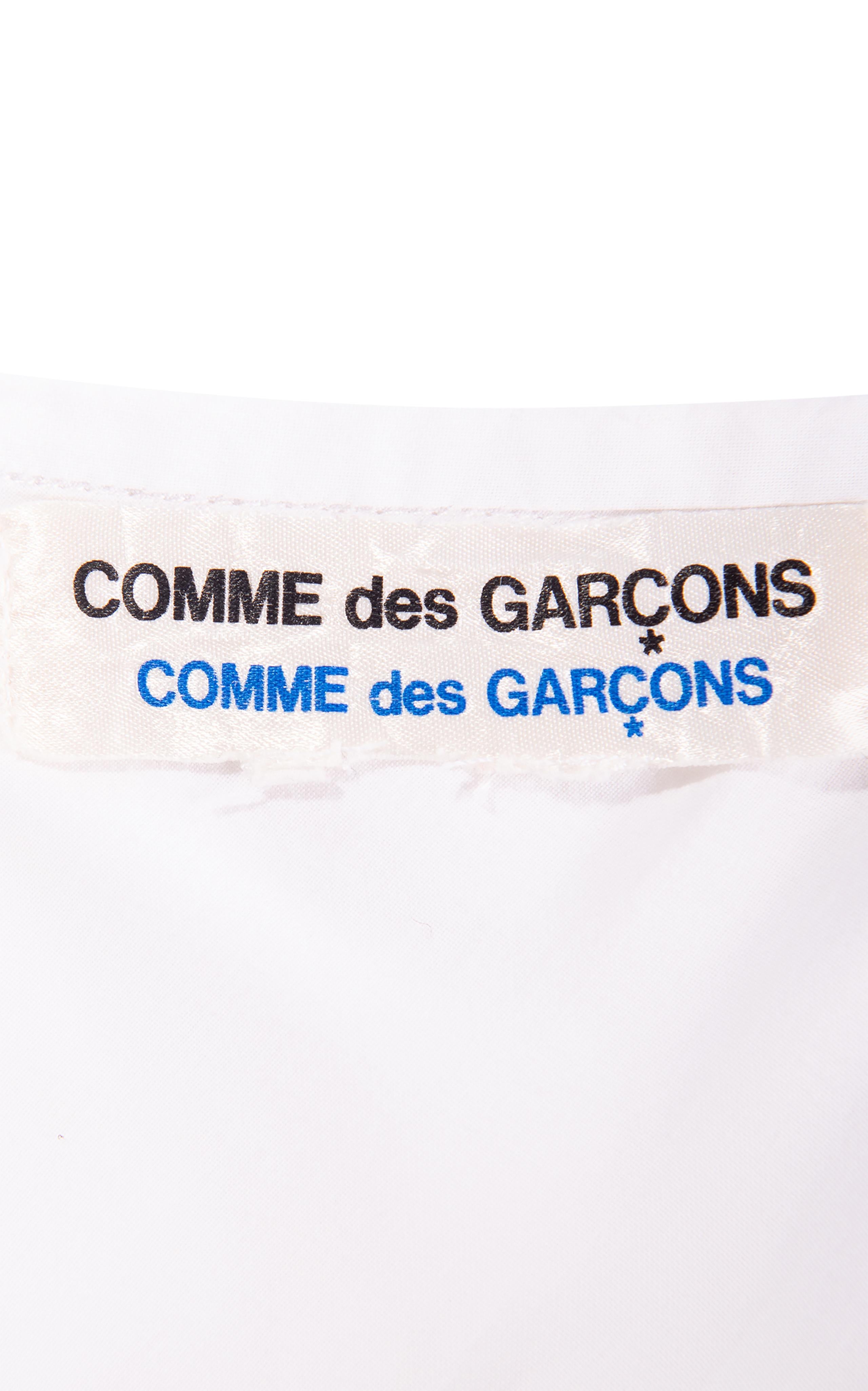 A/W 1994 Comme des Garcons White Spaghetti Strap Maxi Dress 1