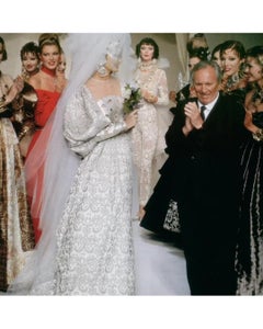 A/W 1994 Louis Feraud Haute Couture Embellished Embroidered Floral Jumpsuit