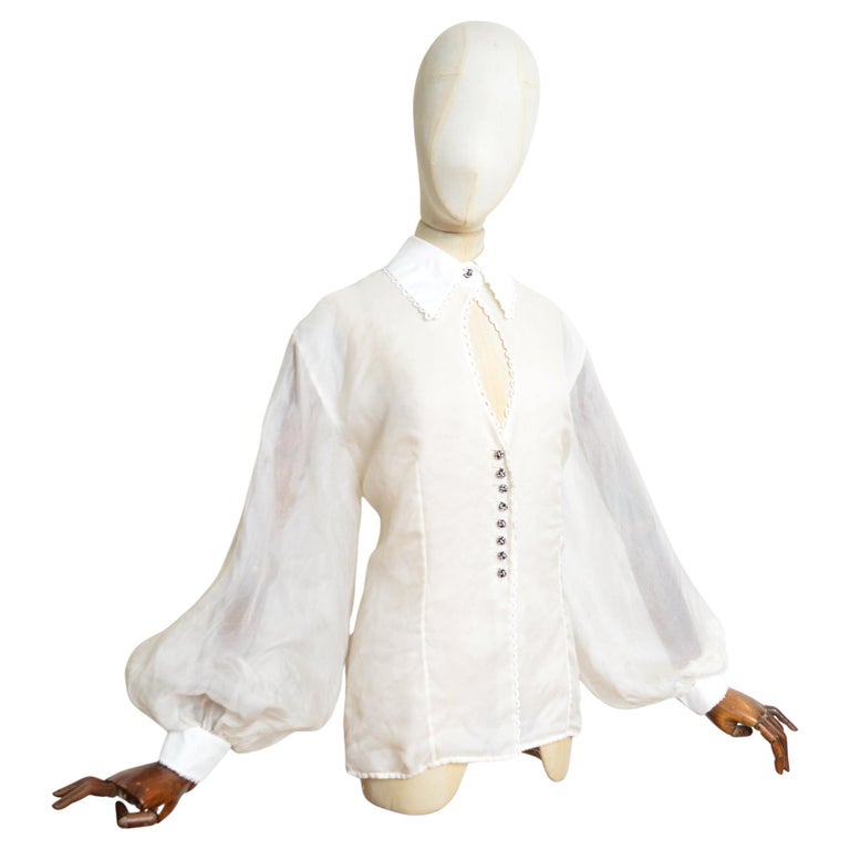 A/W 1995 1996 Christian Dior by Gianfranco Ferré Chemise à manches